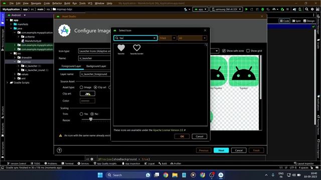 Change App Icon In Android Studio Jetpack Compose | Change The Launcher Logo In Android Studio смотреть онлайн