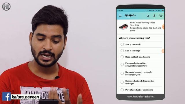 अमेजॉन से खरीदे सामान को वापस कैसे करें | How to Return Amazon Items | Humsafar Tech смотреть онлайн