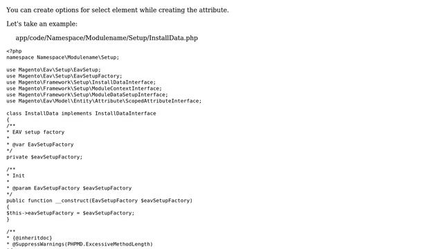 Magento: Magento 2 : Add attribute options programmatically in custom attribute смотреть онлайн