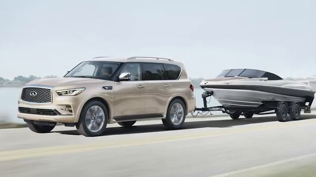 2022 INFINITI QX80 - Trailer Sway Control смотреть онлайн
