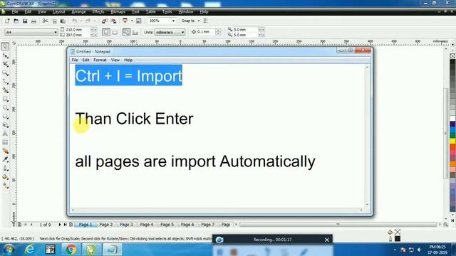 importing multiple page PDF file. How to import multiple page PDF in Corel drawn Corel draw смотреть онлайн