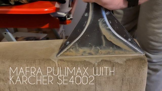 Karcher SE4002, MAFRA Pulimax, sofa cleaning, 4K VIDEO смотреть онлайн