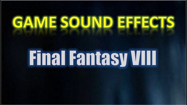 Final Fantasy VIII Sound Effects - Cursor Move смотреть онлайн