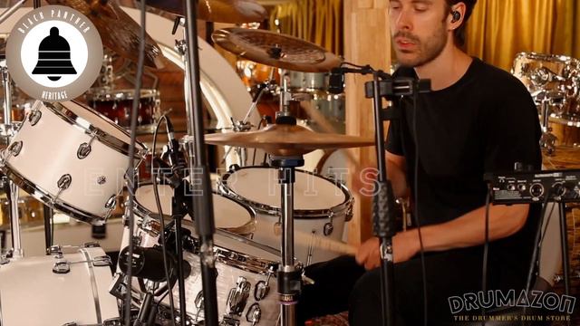 Mapex Black Panther Heritage 14 x 6 Maple Snare Drum, White Strata Drumazon Tuning Morph Video смотреть онлайн