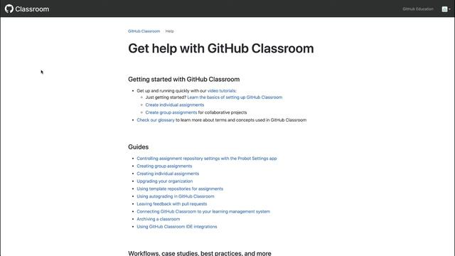 GitHub Classroom: Next steps to get started with GitHub Classroom смотреть онлайн