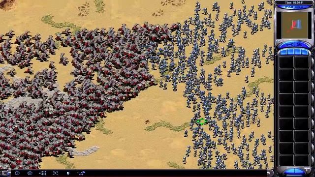 Red Alert 2 & Yuri's Revenge - 1000 vs 1000 Brute - Epic Experiments - Part 3 смотреть онлайн
