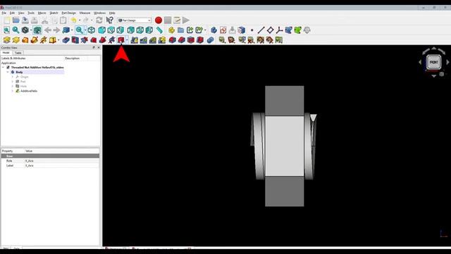 FreeCAD Threaded Nut Additive Helix Tool Tutorial fc004 смотреть онлайн