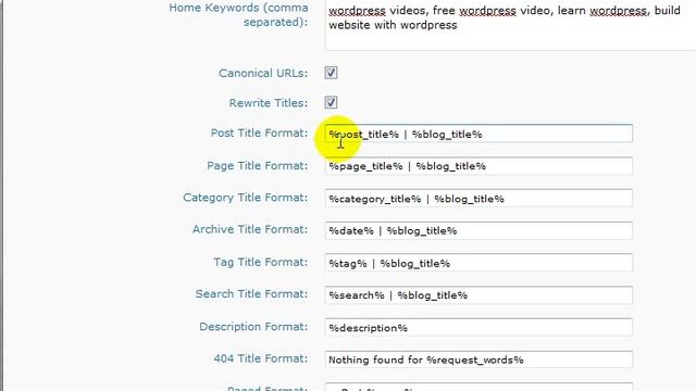 WordPress Video Tutorial 08 - All in One SEO Plugin Configuration. смотреть онлайн