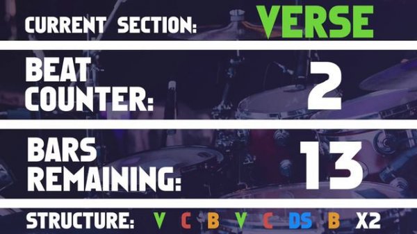 Funky Disco Drumless Backing Track