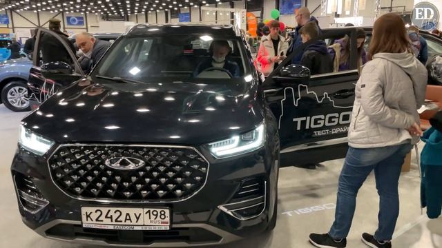 Chery Tiggo 8 Pro – как выглядит одна из главных новинок Петербургского автосалона 2021 (ПМАС, СПб) смотреть онлайн
