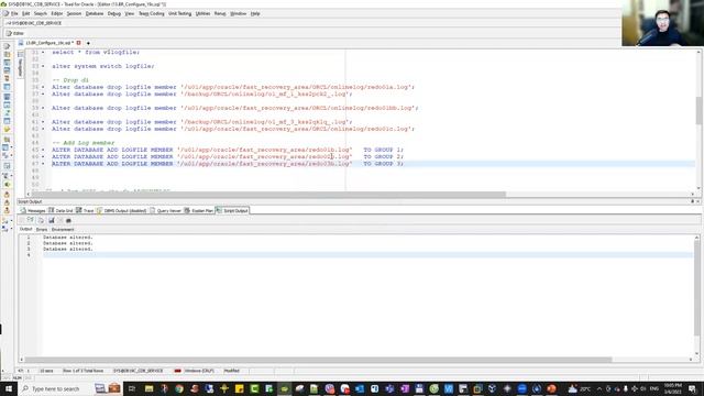 Buổi 11 - Thực hành cấu hình redo log group | Trần Văn Bình Oracle Database Master смотреть онлайн