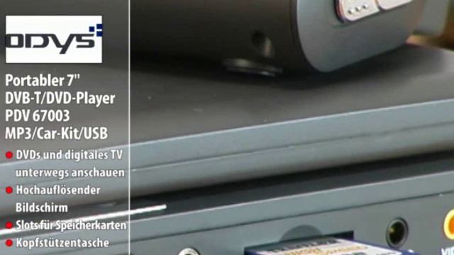 ODYS Portabler 7" DVB-T/DVD-Player PDV 67003 MP3/Car-Kit/USB смотреть онлайн