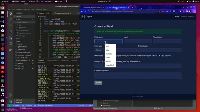 Python-App-Generator [CRUD / Authentication / API / UI / Responsive] смотреть онлайн