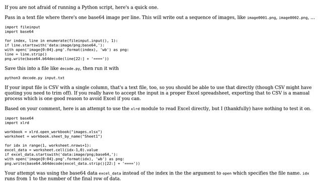 How to bulk convert Base64 to images in an Excel file? (2 Solutions!!) смотреть онлайн