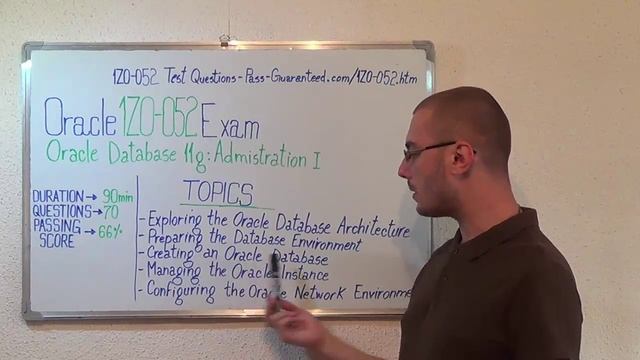 1Z0-052 – Oracle Exam Database 11g Test Administration I Questions смотреть онлайн