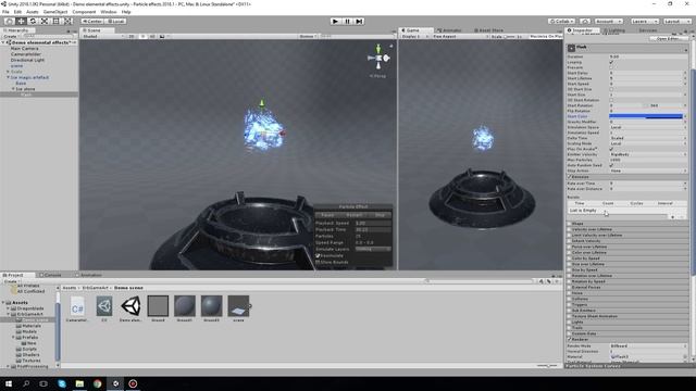 Гайд как создать эффект ледяного магического артефакта | Unity 3D смотреть онлайн