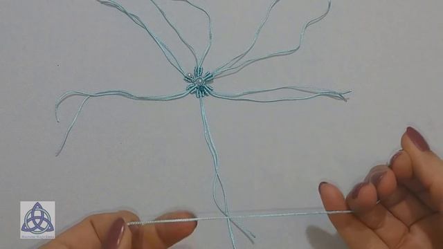 DIY Xmas Star / Snowflakes Ornament Macrame Tutorial смотреть онлайн