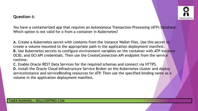 Oracle Cloud Developer Associate Exam Dumps & questions 2023 (1Z0-1084-23) смотреть онлайн
