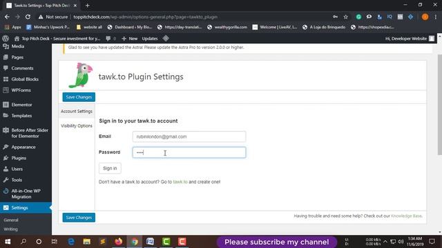 Live chat Wordpress plugin Tawk to for free 2020. смотреть онлайн