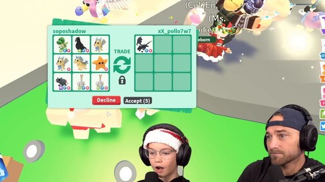 *Will Parker Get His First Shadow Dragon?!* Trading ONLY for Shadows and Bats in Roblox Adopt Me! смотреть онлайн