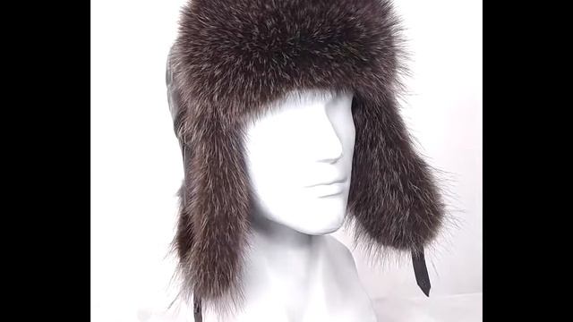 Ушанка "пилот" из меха енота смотреть онлайн