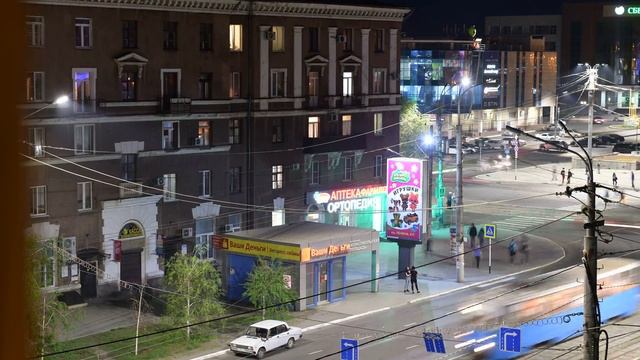 Орск в 4k. Таймлапс пр-т Мира - пр-т Ленина смотреть онлайн