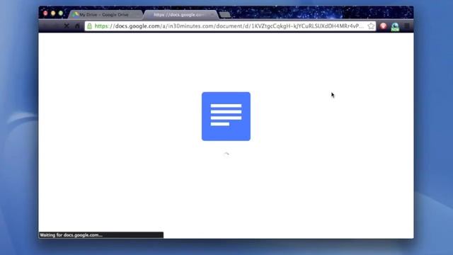 Convert .docx To Google Docs (2 Minute Video)