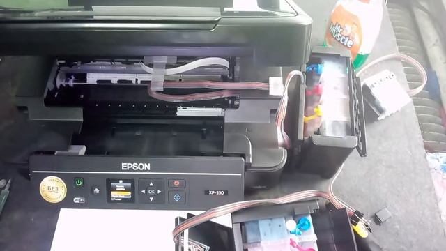 Мочим принтеры EPSON своими руками !Часть 1 XP330 XP342 от Lucky Print смотреть онлайн