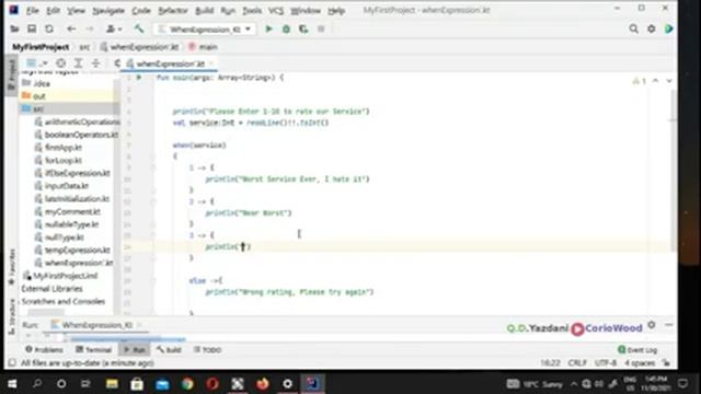 What is When expression in Kotlin ? | Learn Kotlin | Corio Wood смотреть онлайн