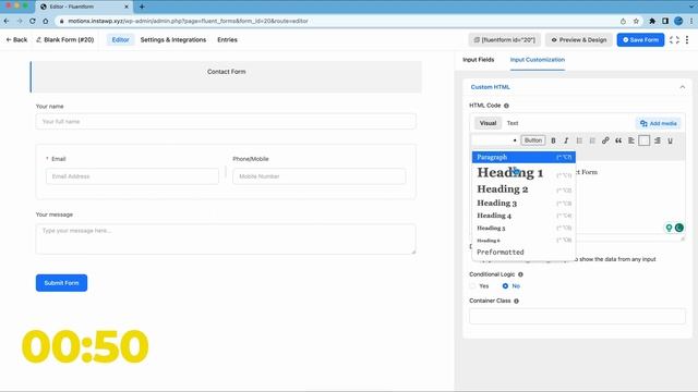 How to Create an Effective Contact Form in just 2 minutes! смотреть онлайн