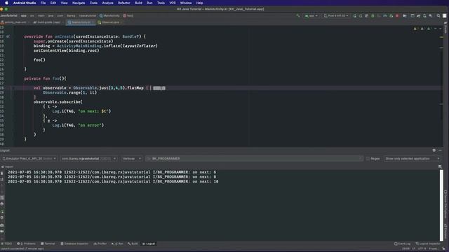 0155 RX Java flatMap operator смотреть онлайн