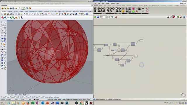Broken Egg Pavilion Rhino Grasshopper Tutorial смотреть онлайн