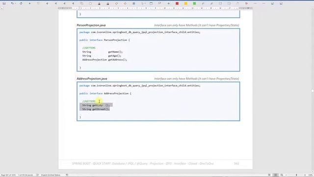 Spring Boot - Database: 8.5.7 JPQL - @Query - Projection - DTO - Interface - Child смотреть онлайн