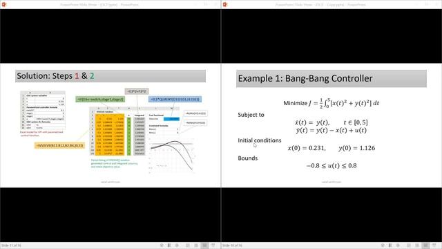 Direct Method for Optimal Control Problems with Excel Solver смотреть онлайн