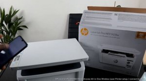 HP LaserJet Pro M28W Monochrome All in One Wireless Laser Printer setup  / connect to WIFI