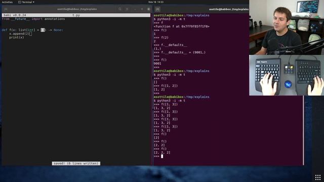 python parameter defaults are (mutable) globals (intermediate) anthony explains #364 смотреть онлайн