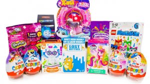 12 Киндер Сюрпризов СУПЕРСЕМЕЙКА 2 LOST KITTIES ШОПКИНС 9 СЕЗОН UNIKITTY НОВЫЕ МАЙ ЛИТЛ ПОНИ