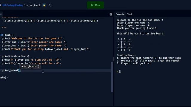 Tic tac toe game project in Python for Beginners 2023 смотреть онлайн