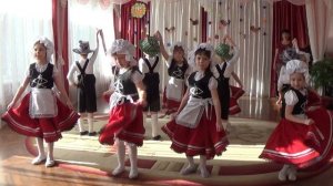 Немецкая полька в исполнении детей старшей группы