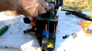 Бензопила не сбрасывает обороты