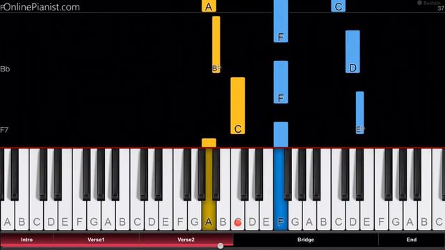 Queen - Love Of My Life - Easy Piano Tutorial смотреть онлайн