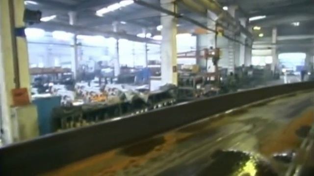 Гибка двутавра на профилегибочной машине Sahinler HPK 200-240