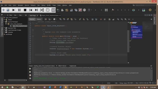 java tutorial 2 Reading input from keyboard смотреть онлайн