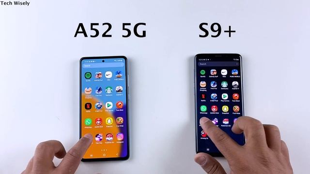 SAMSUNG A52 5G vs S9+ Speed Test & Ram Management смотреть онлайн