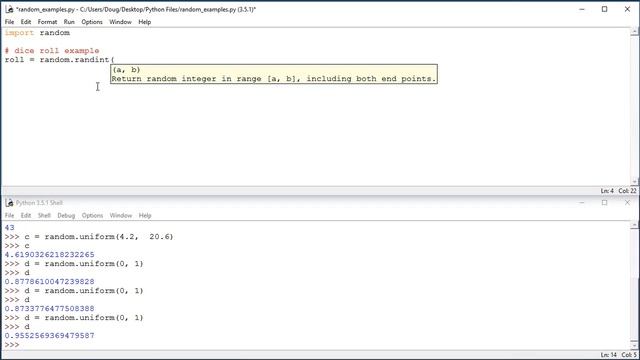 import Statements & Generating Random Numbers in Python смотреть онлайн