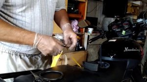 Мопед Nordwing , доработка воздушного фильтра