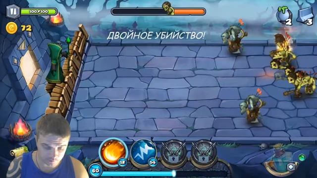 ВЫ МАГ ЗАЩИЩАЮЩИЙ СВОЙ ЗАМОК ► Magic Siege - Defender ► Обзор,Первый взгляд,Геймплей,Gameplay смотреть онлайн