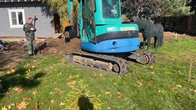 Статический обзор Мини экскаватора кубота kubota Rx 505 кубовая смотреть онлайн