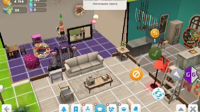 The Sims Mobile|| Взлом|| Вещи за 1 единицу валюты!!!