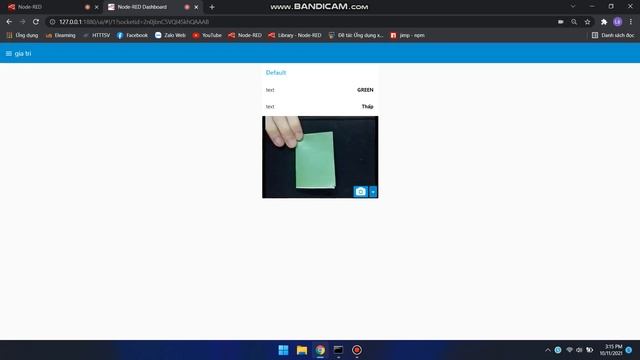 2021 10 11 Node Red demo màu và size смотреть онлайн